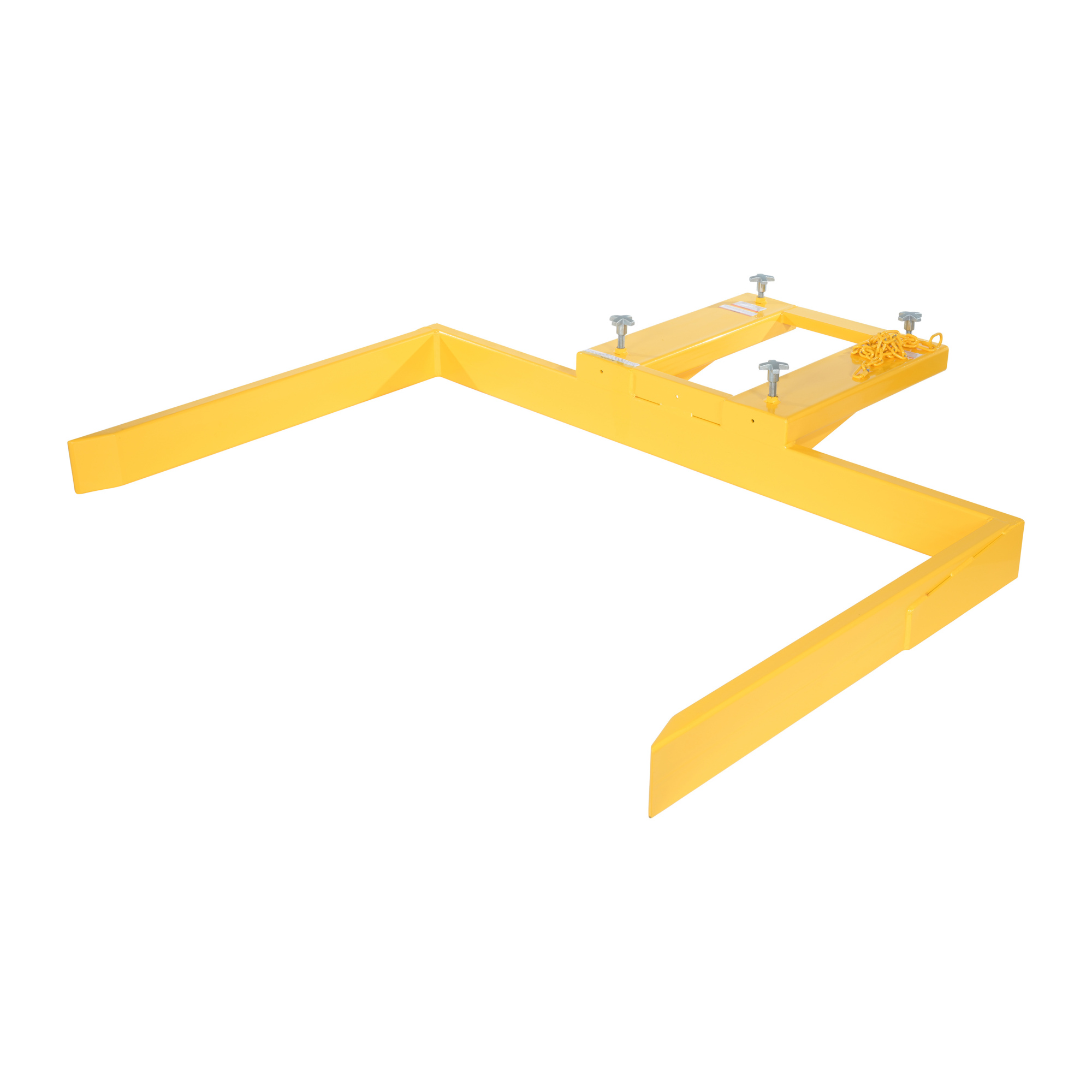 Vestil Steel Front Load Dumpster Mover — 72in. Wide, 2,000-Lb. Capacity, Yellow, Model# FLDM-2-72